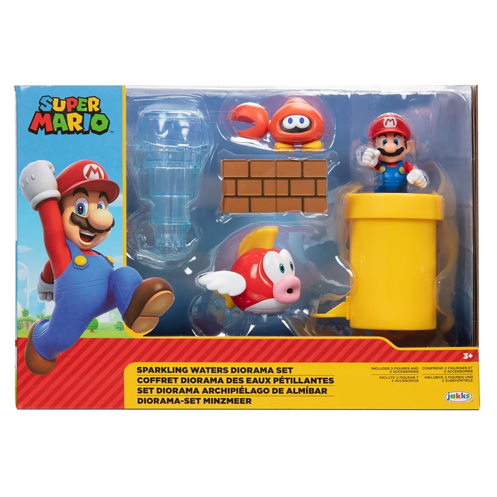 Comprar Set Nintendo Mario Waters Diorama | Walmart Guatemala