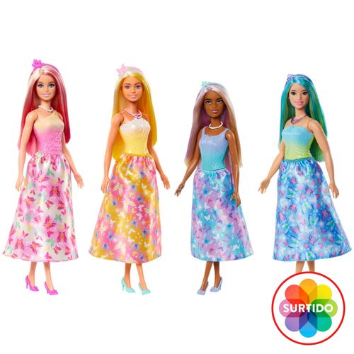 Barbie Princesas Sorpresa