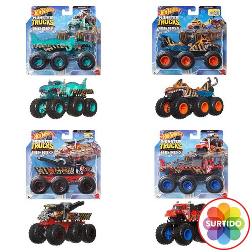 Hw Monster Trucks Surtido Camiones Remol