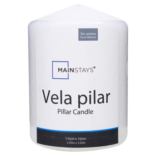 Ms Vela Pilar Blanca 75X100Mm Ea 1