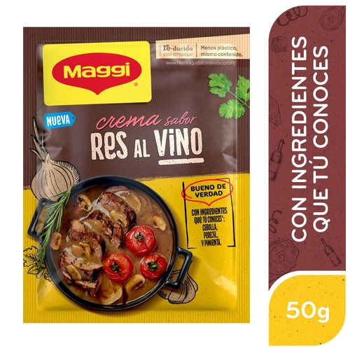 Crema Maggi Sabor Res Al Vino - 50 g
