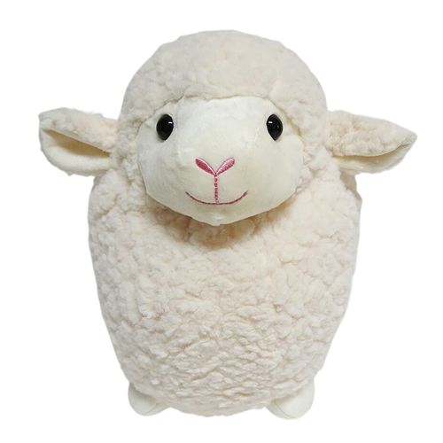 Peluche Ovejita Gorda Beige 36Cm