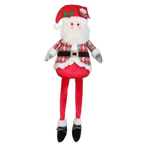 Figura Tela Sentada Santa 55Cm Cjoy