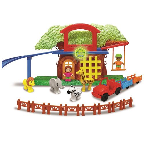 Playset Casa De Arbol Y Zoo