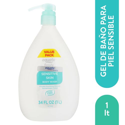 Jabón Sensitive Skin Body Marca Equate- 1000 ml