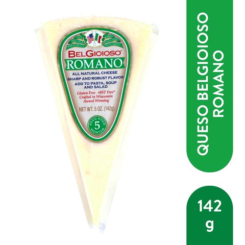 Queso Belgioioso romano pie cut wedge - 142 g