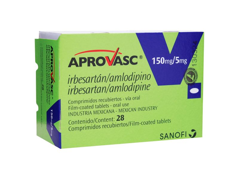 Comprar Aprovasc 150 5 Mg X 28 Comprimidos Recub | Walmart Guatemala