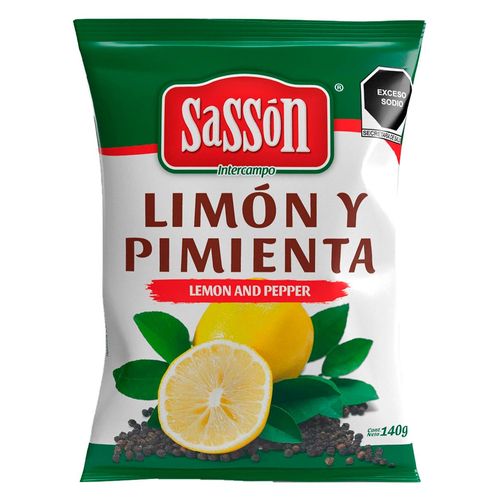 Limón y pimienta Sasson sobre -140 g