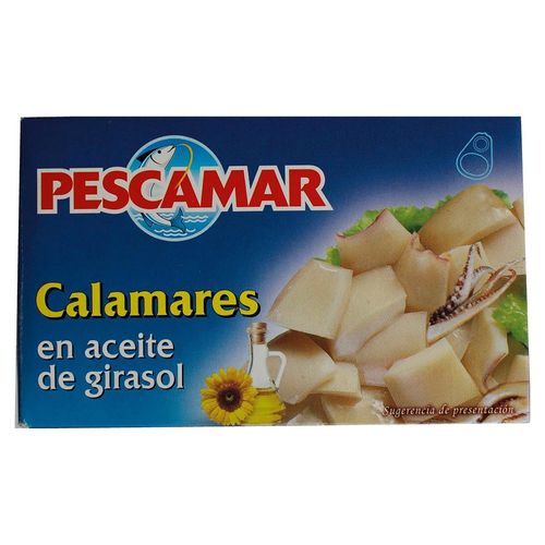 Calamares Pescamar Aceite girasol -111 g