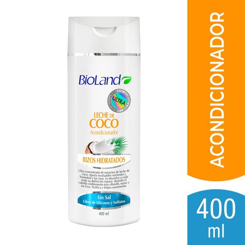 Acondicionador Bioland Con Leche De Coco - 400ml