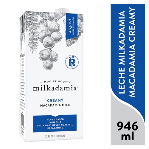 Leche Milkadamia Macadamia Creamy - 946 ml