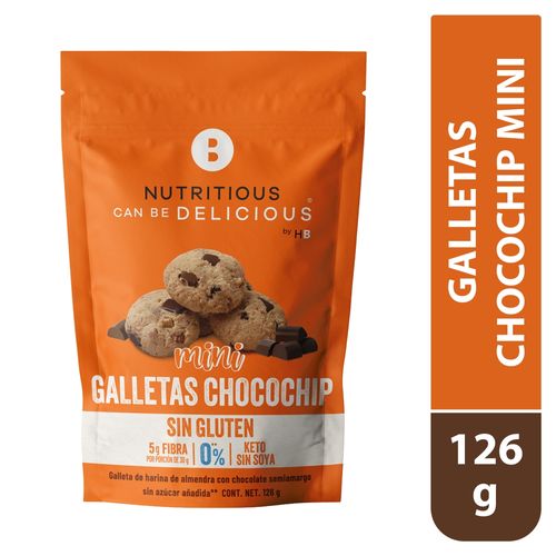 Galletas Nutritious Can Be Delicious Chocochip Mini  - 126 g