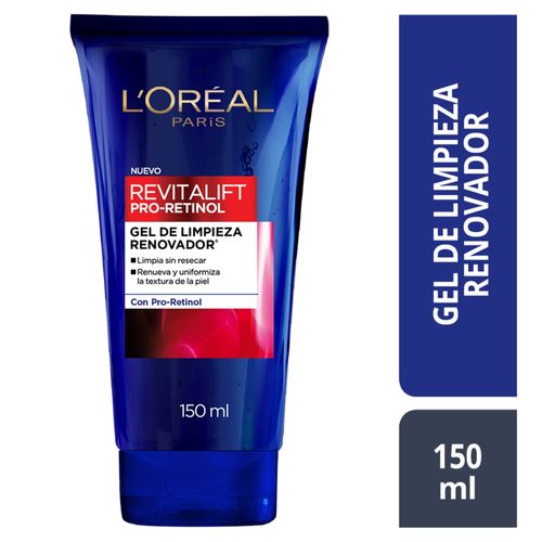 Gel L'óreal Paris Limpiador Retinol Antiedad - 150 ml