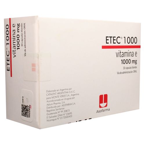 Etec 1000Mg 30 Capsulas