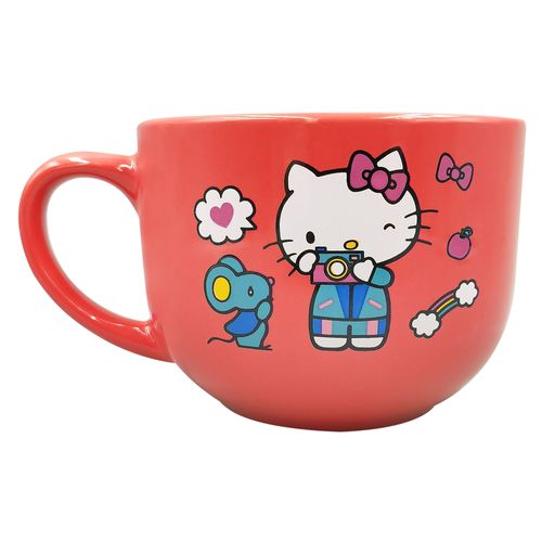 Hello Kitty Taza De Ceramica 500Ml Roja