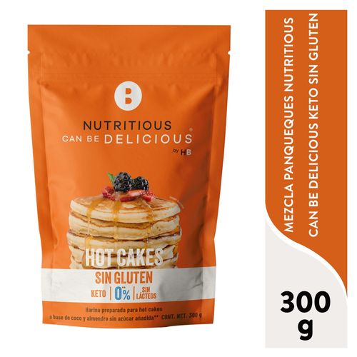 Mezcla Panqueques Nutritious Can Be Delicious Keto Sin Gluten - 300 g