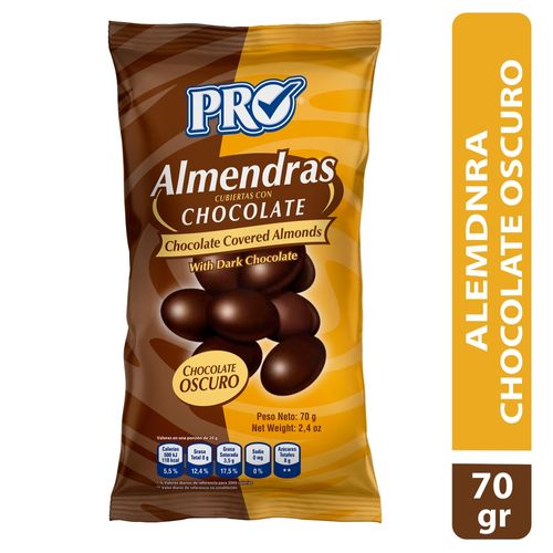 Semilla Pro almendra chocolate oscuro -70g