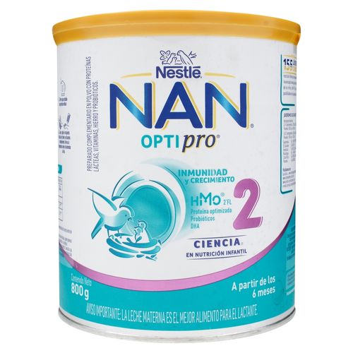 Formula Infantil Nan 2 Optipro 800Gr