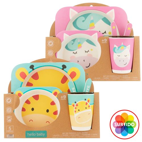 Platos, Vasos Y Cubiertos Para Niños