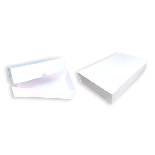Caja Cintamax bandeja dos piezas mediana  color blanco