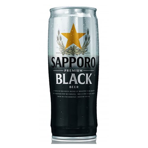 Cerveza Sapporo Black Lata - 650 ml