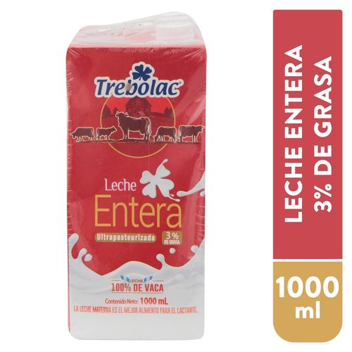 Leche Entera Trebolac - 3000ml