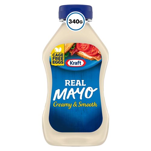 Mayonesa Kraft real mayo cremosa y suave - 340 g