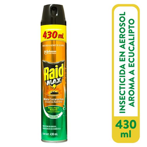 Insecticida Raid Max Eucalipto Aerosol - 430ml