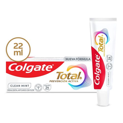 Pasta Dental Colgate Total Clean Mint Prevención Activa - 22 ml