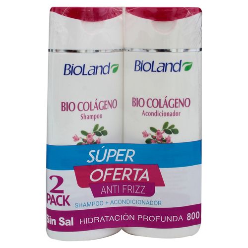 Pack Bioland Shampoo Acondicionador 800ml