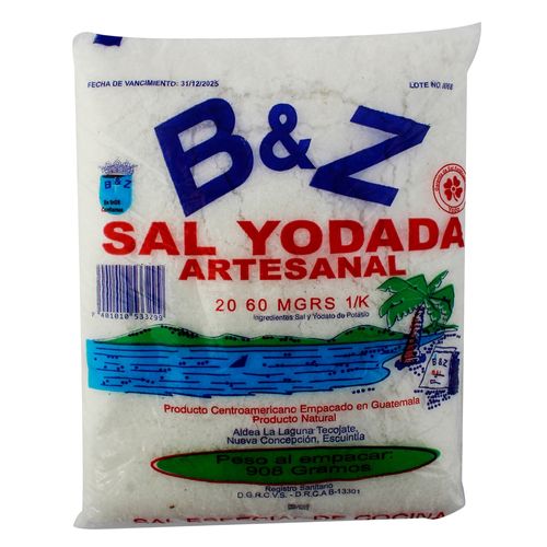 Sal B&Z Yodada Artesanal - 920gr