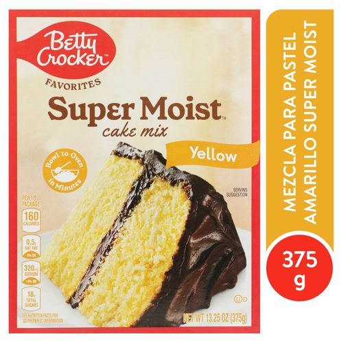 Bettycrocker Pastel Amarillo 375gr