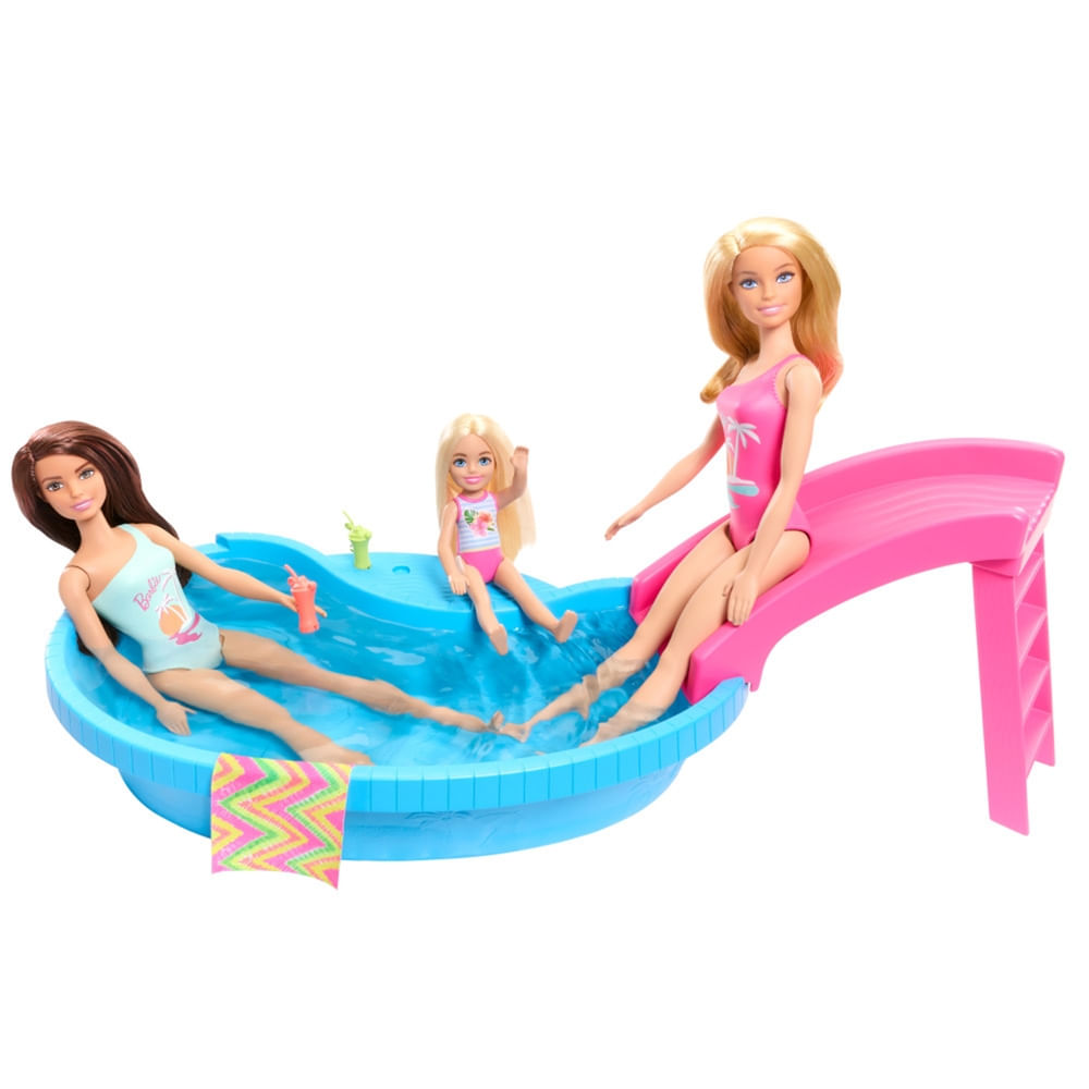 Comprar Barbie Piscina Glam Con Muneca Walmart Guatemala