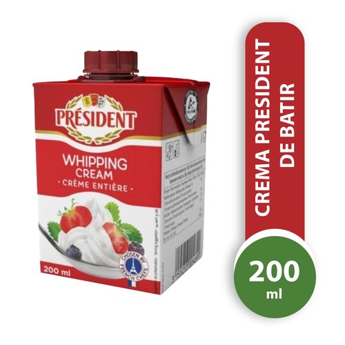 Crema De Batir President 200Ml