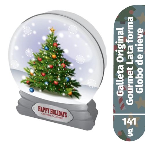 Galleta Original Gourmet Lata forma Globo de nieve - 141 g