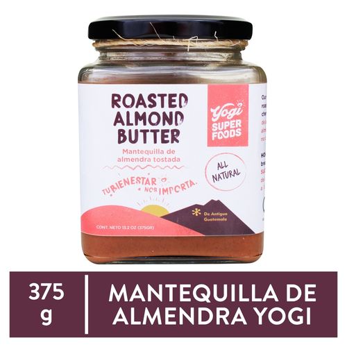 Mantequilla De Almendra Yogi 375Gr