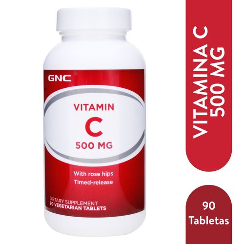 Gnc Vitamina C 500Mg 90Tab