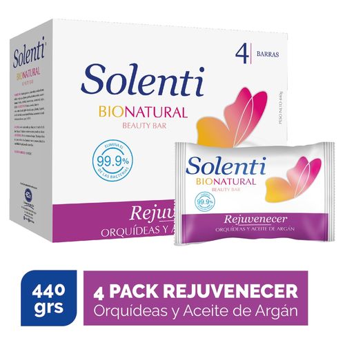 Jabón Solenti Rejuvenecer de tocador 4 Uds - 440 g