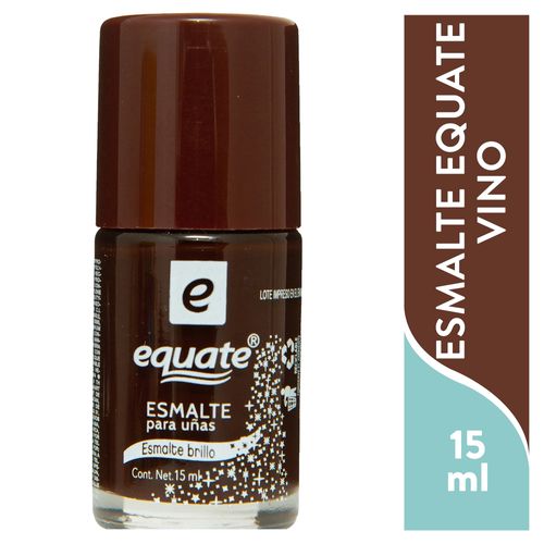 Esmalte Para Uñas Marca Equate Color Vino - 15 ml