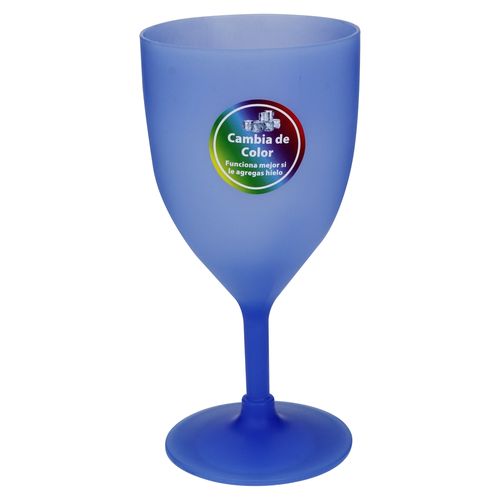 Mainstays Copa Vino Cambia Color 14 Onz