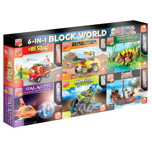 Juego de bloques Tech 6 en 1