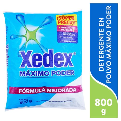 Det Polvo Xedex Maximo Poder 800Gr