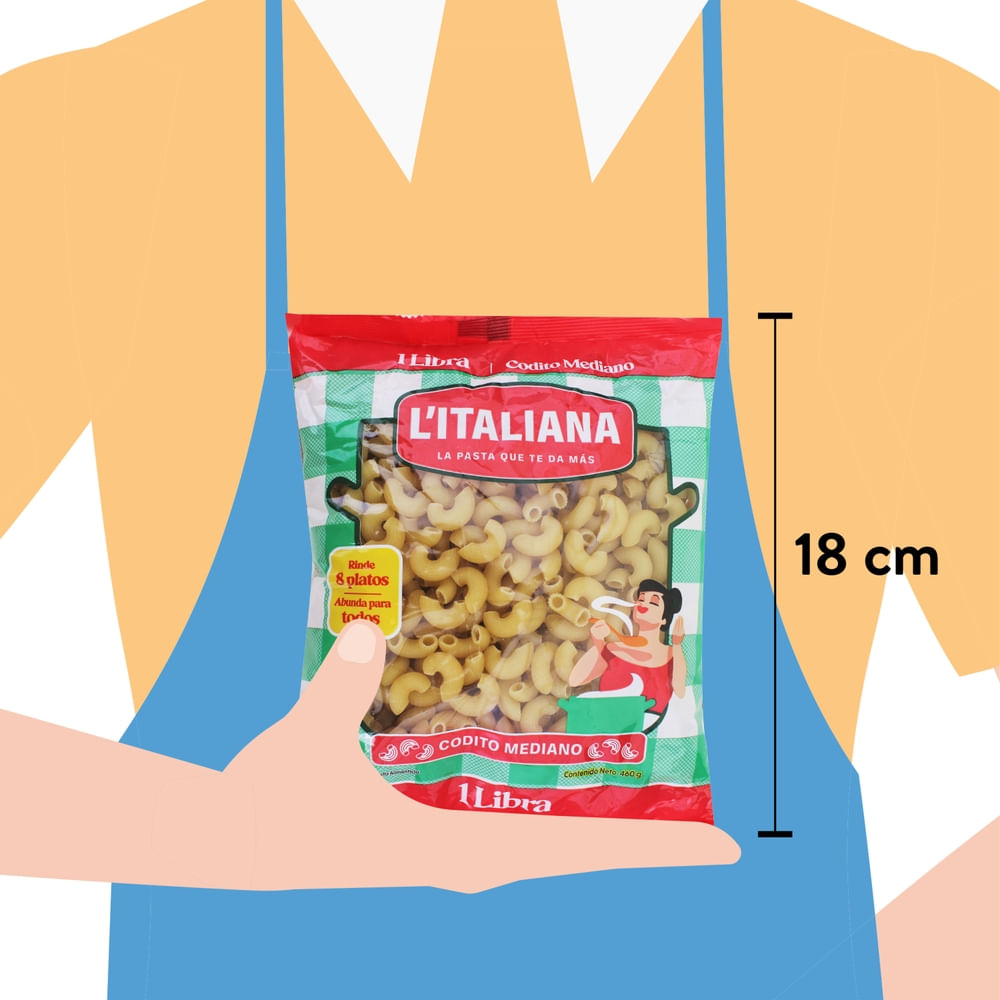 Pasta L'Italiana codito - 1 lb. - Walmart | Guatemala