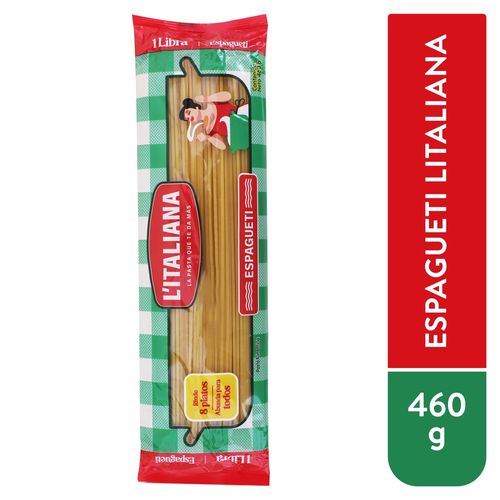 Pasta Litaliana Espagueti De 460Gr