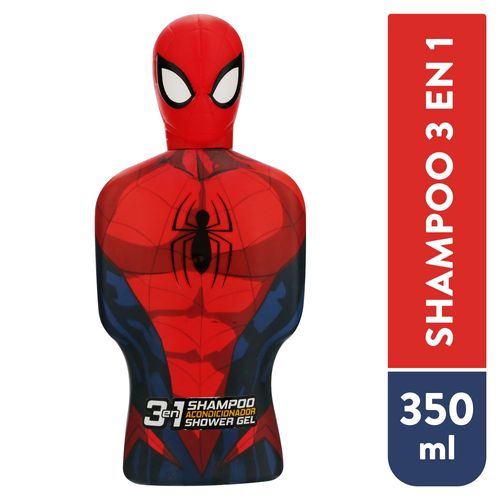 Shampoo Gelatti, 3 en 1, con diseño de Spider man -350ml