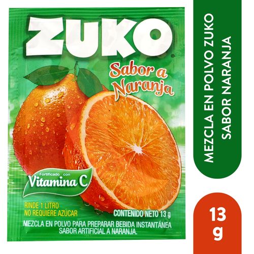 Bebida Zuko Naranja 13Gr