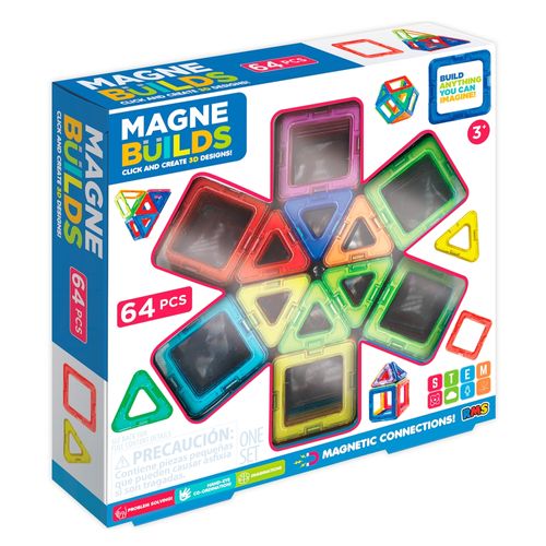 Bloques Magneticos 64Pcs