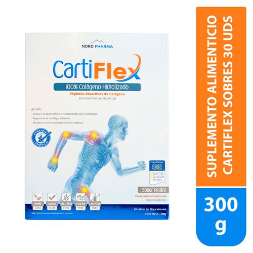 Suplemento Alimenticio Cartiflex Sobres 30 uds - 300 g