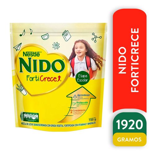 Alimento en Polvo Nido Forticrece -1920 g