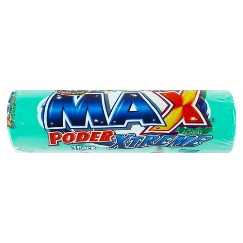 Jabón bola Max Poder, verde 3pack -1125g
